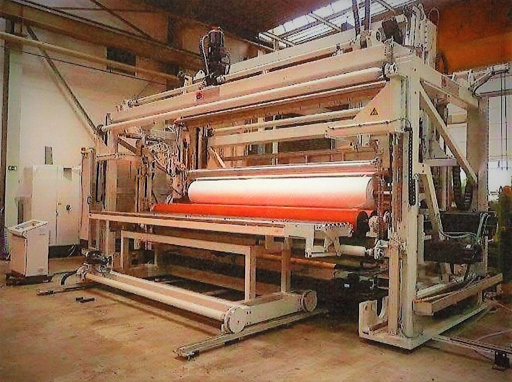 Edelmann, M640, 2008, Nonwoven In-Line Slitter & Winder, Working Width 4600mm, Max Speed 912 m/min, Max Roll Diameter 1.5m