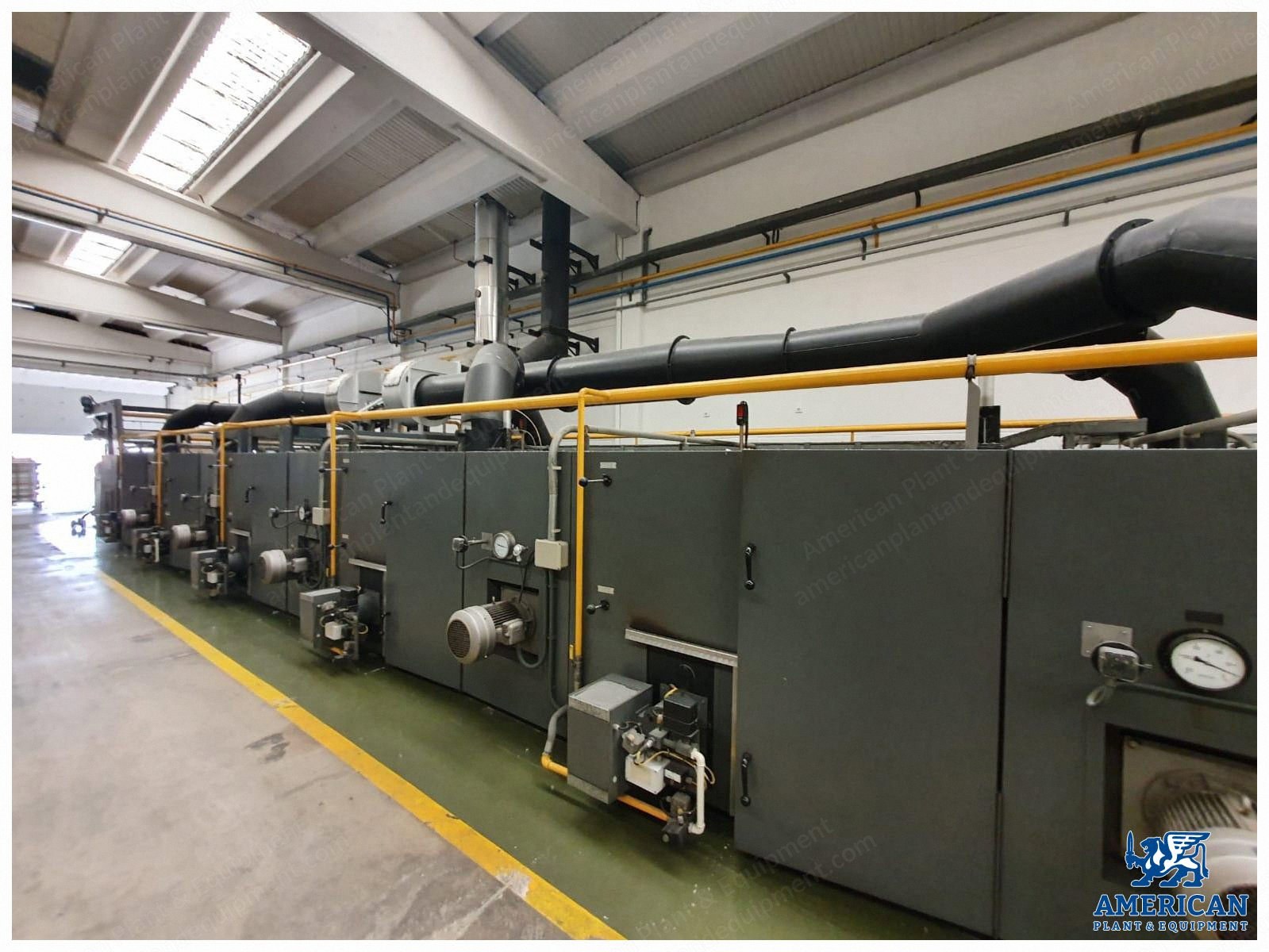 Saben, Stenter, 1993, 2400mm, 5 Zones, Gas Heated