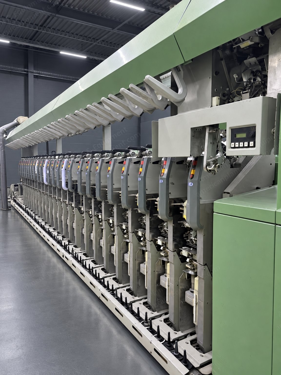 Schlafhorst, Autoconer 338, 1999, Automatic Winders, 32 Drums, Propack and Variopack, Wet Splicing, 16 Units