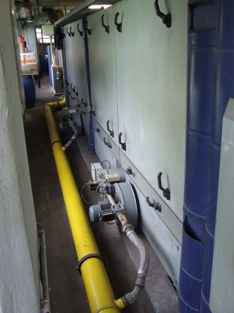Babcock, Stenter, 1990, 1800mm, 2 Bays, Gas-Heated, Pin/Clip Chain