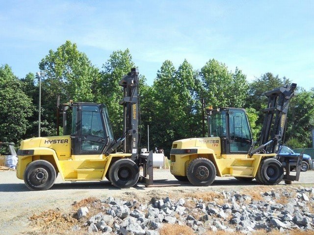 Hyster, H170HD, 2002, 17000 lbs Capacity, Diesel, Two Stage Mast, Full Cab