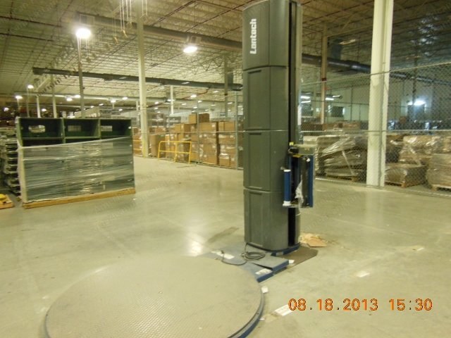 Lantech, Q-300, Semi-Automatic Stretch Wrapping System, 65 Inch Turntable, 4000 lbs Capacity, 115V