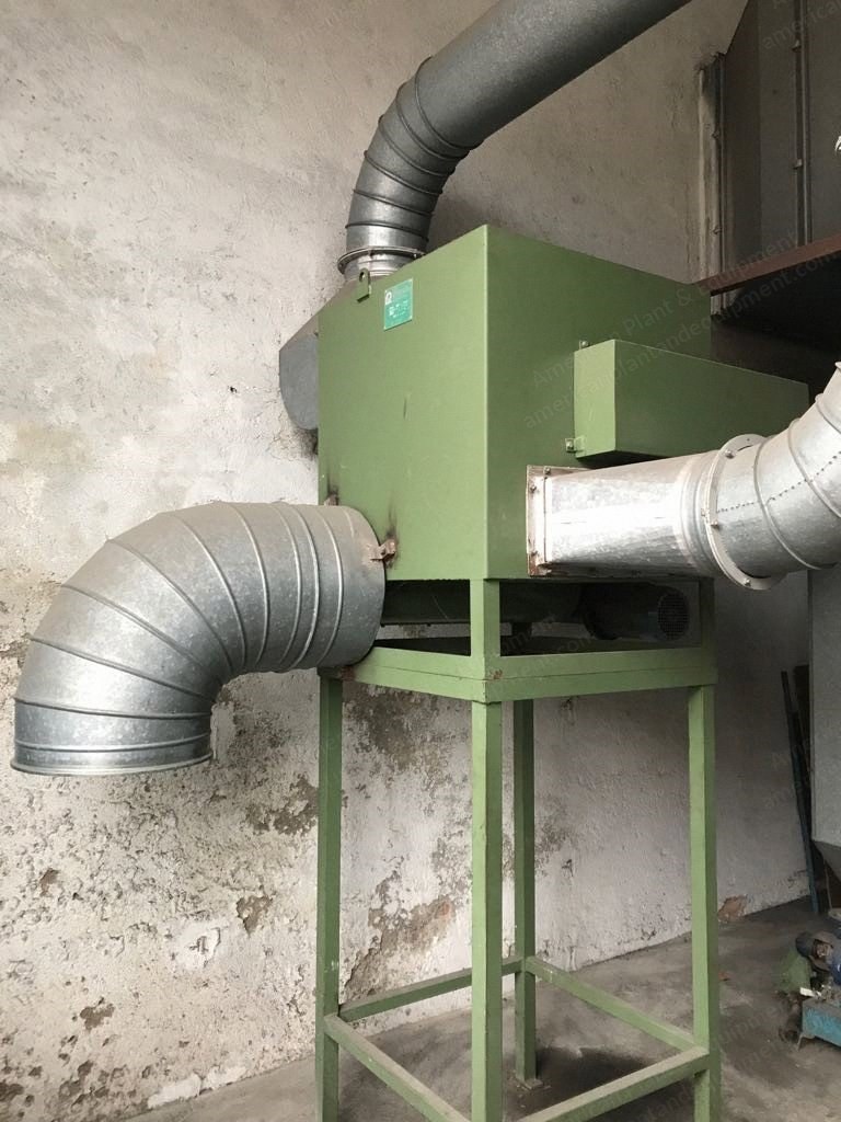 Effedue, Flock Plant, 1990, with Fluff and Dust Collector Type ST20 M, Sieve Drum Filter, Compactor Addia 700/2 65A