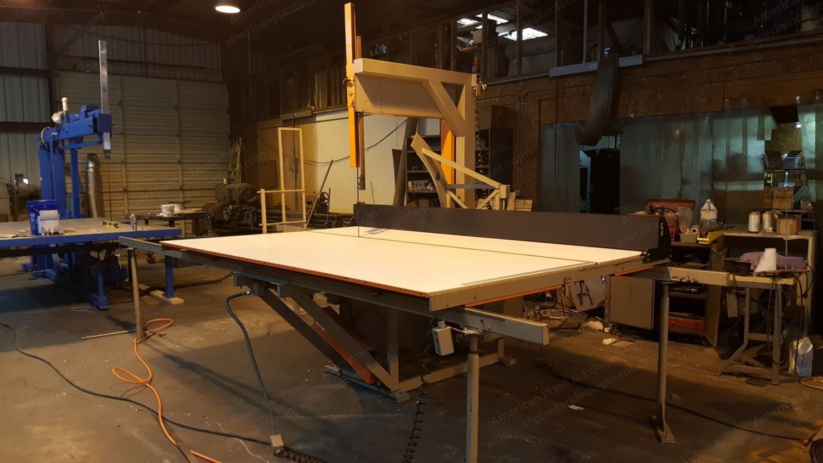 Edge Sweets, Model A-2, 1996, Tilt Foam Cutter, 114 inch Table Width, 1.5 HP