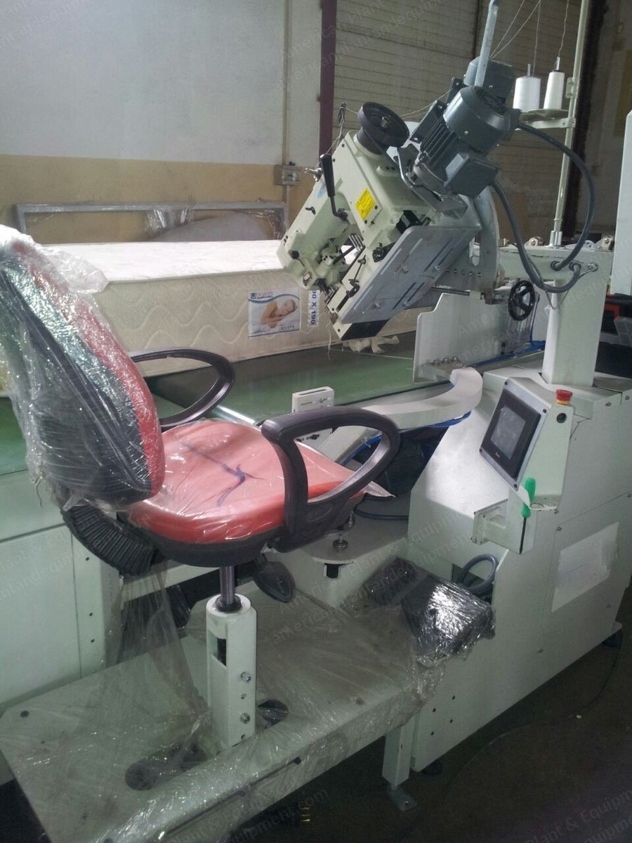 Kar Makina, Model 2000, Automatic Conveyor Tape Edge Machine, with Flip Over Unit, 380V