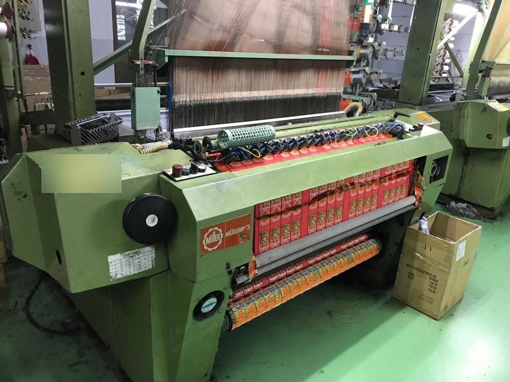 Muller, MBJ3, 1998, SPE 1536/1470 Hooks, Taffeta Weaving, 12 Colors