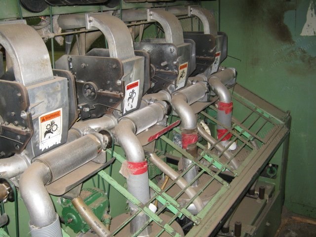 Fehrer, Dref 2, 1979/1981, Friction Spinning Frames, 24 Spindles, with Creel