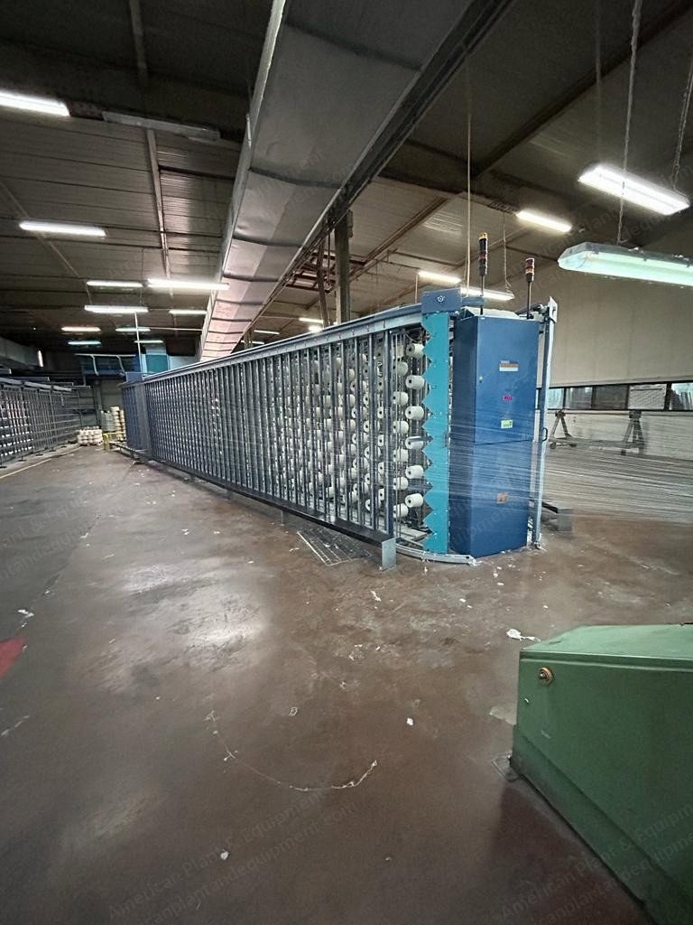 Ramallumin, Direct Warping Machine, 2000, 1800mm Working Width, 1000mm Max Beam Diameter, Benninger V-Creel