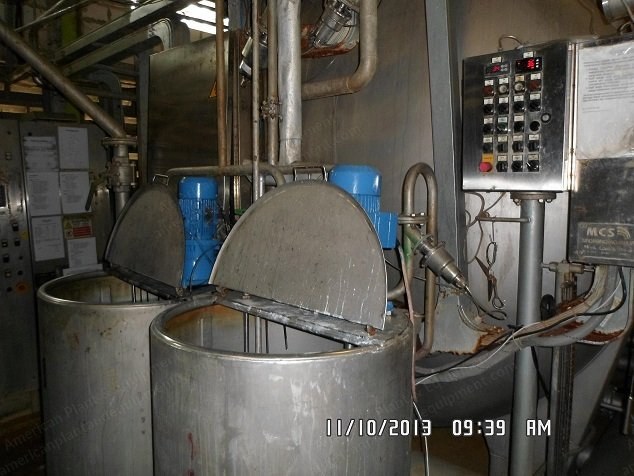 MCS, MF4JHT, 2002, 600 kg Capacity, Multiflow Exhaust Dyeing Machine