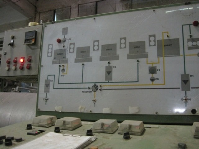 Goller Wash Range, 1990, 3400mm Working Width, 5 Washing Compartments, 50 m/min