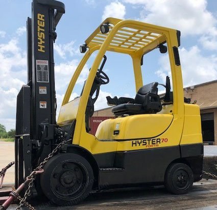 Hyster, S70FT, 2008, 7000 lbs Capacity, Triple Stage Mast, Sideshift