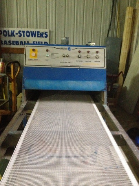 Hopkins Dryer, 24 Inch Belt, 4.5 ft Heat Chamber, 4 ft Infeed, 4 ft Outfeed
