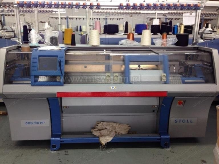 Stoll, CMS 530 HP, 2008, Flat Knitting Machine, Multi-Gauge E-2 to E-7