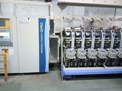 Muratec, Q-Pro, 2012, Magazine Type Autoconer, 6" Traverse, Loepfe Zenit C Yarn Clearer