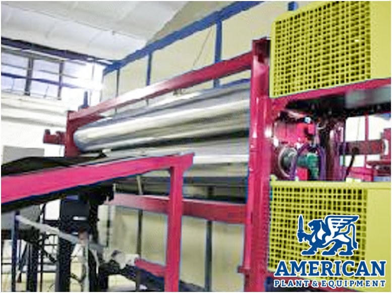Cooling and Calibrating Calendar, 3700mm Width, 2 Cooling Steel Rollers, 2 ERS Cooling Units