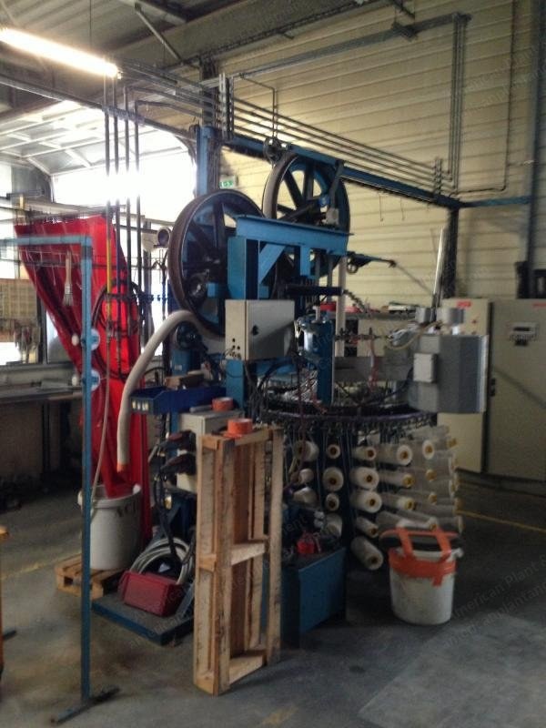 Circular Weaving Looms, 2000 RPM, 25mm to 120mm Diameter, 96 Bobbins, PLC Controlled