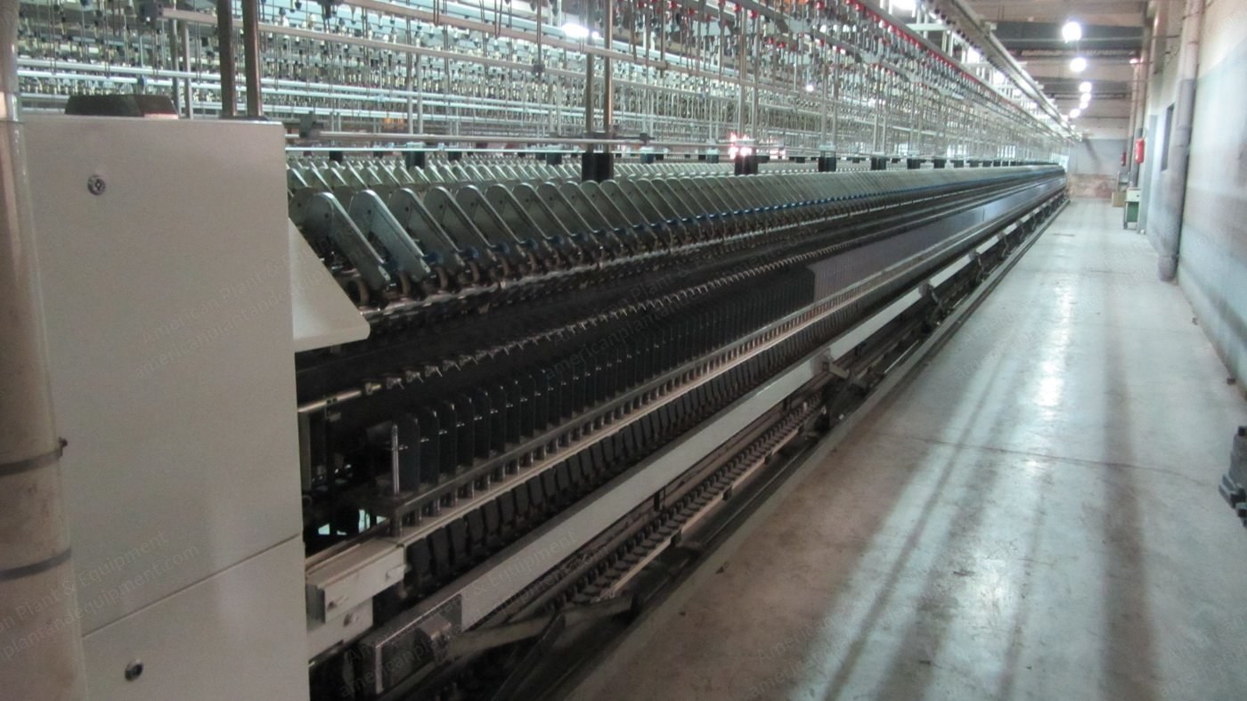 Zinser, RM 351, 2002/2003, 1200 Spindles, 70mm Gauge, 42/45mm Ring Diameter, Electrojet Overhead Blower