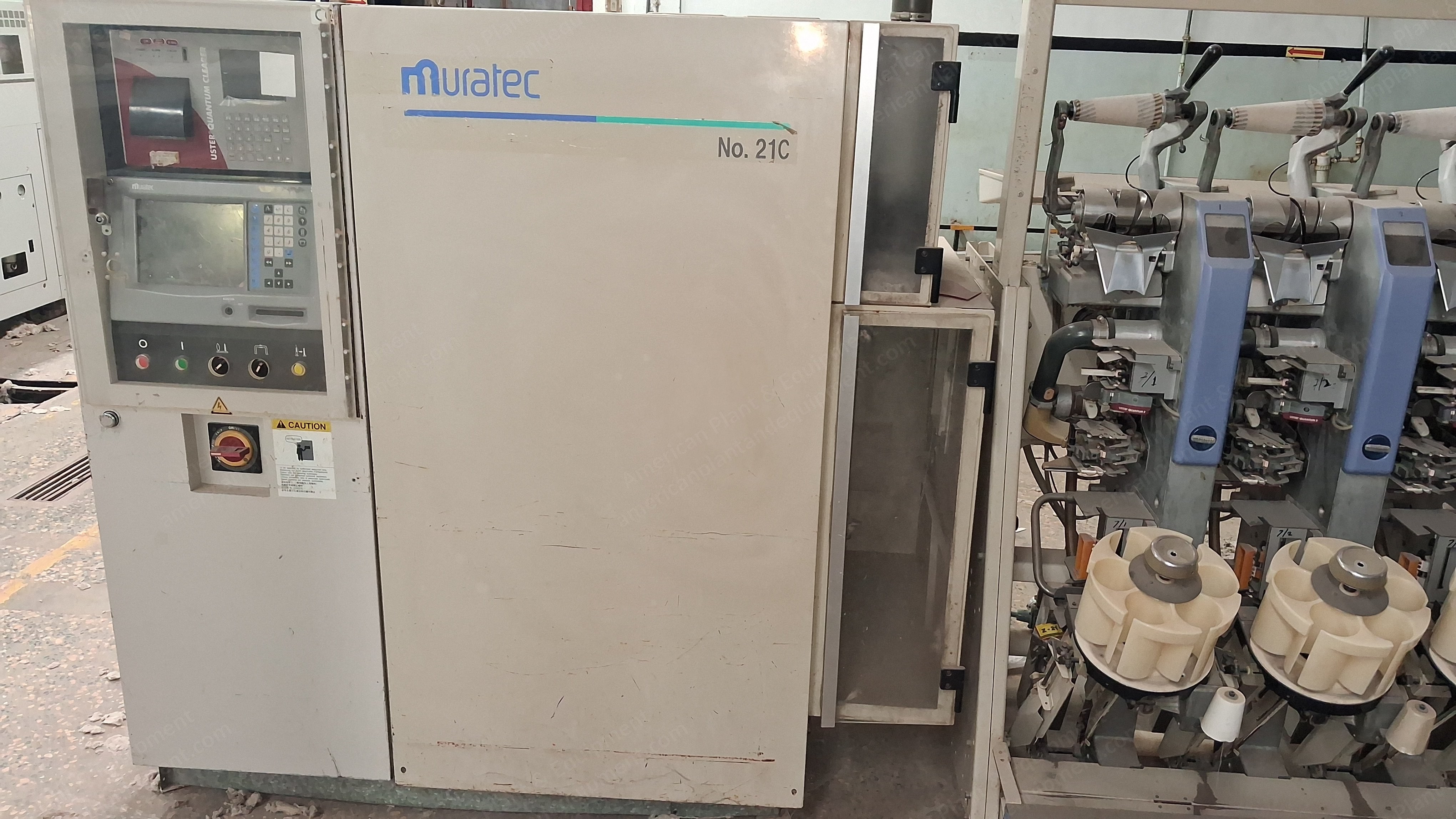 Muratec, 21C, 2002, 24 Spindles, Bobbin to Cone Winder, Uster Quantum 2
