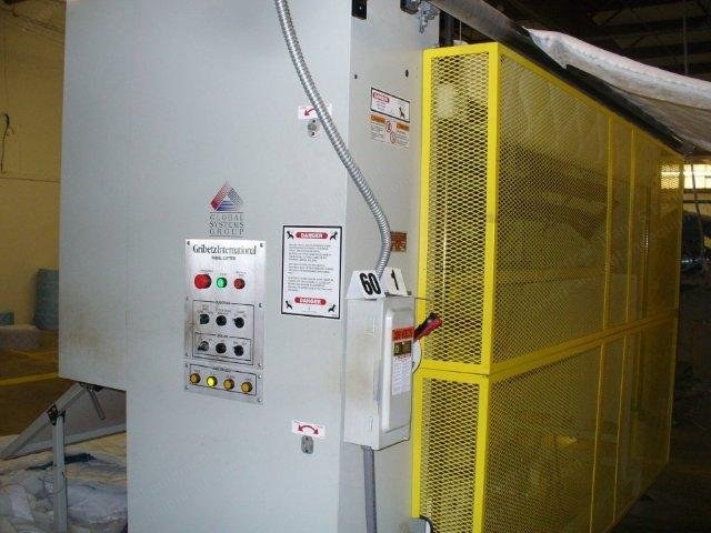 Gribetz, Reliance M4, 2005, Chainstitch Quilter and Panel Cutter, 90 inch, 1200 RPM