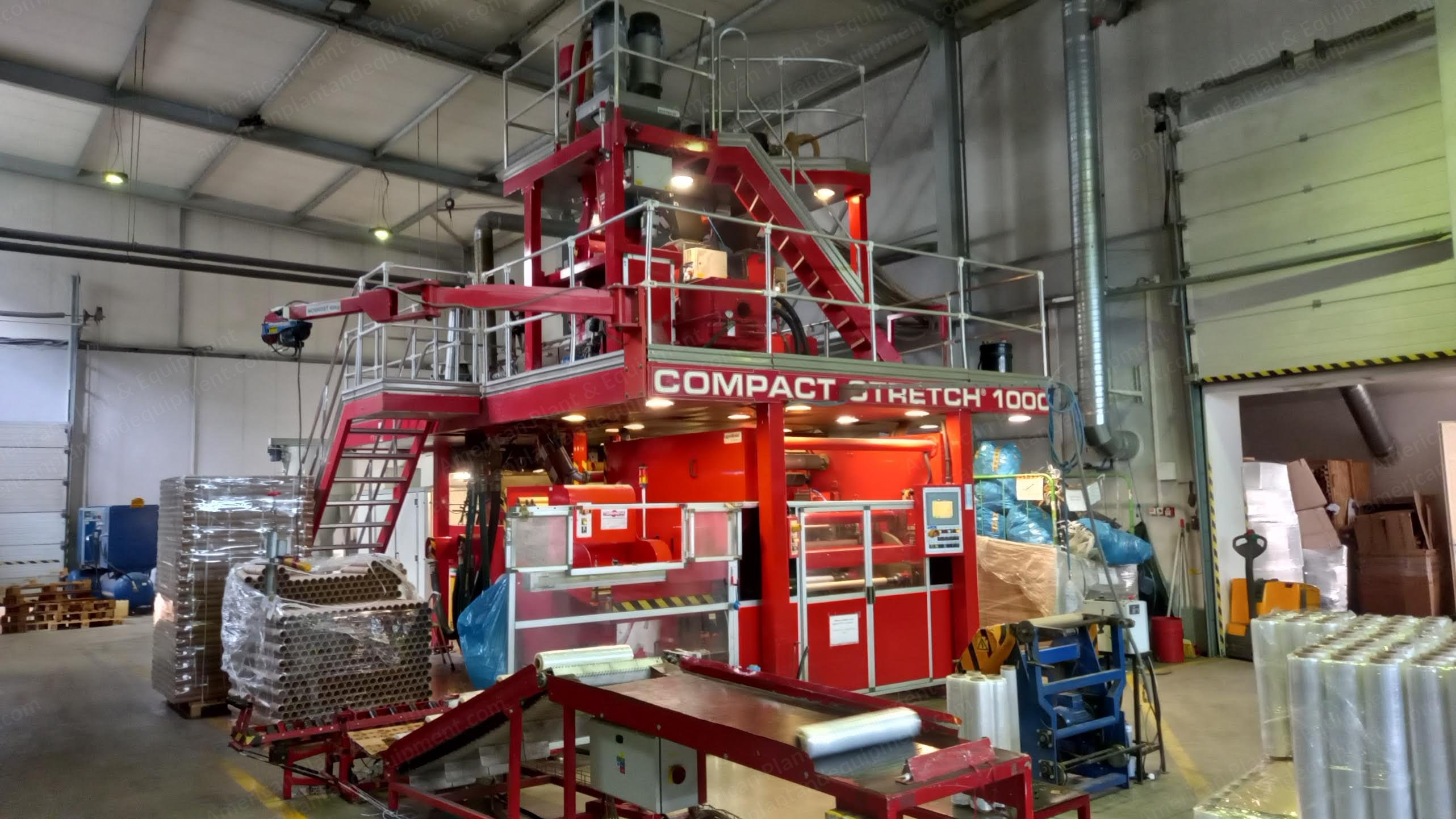 Torninova, Compact 1000, 2014, 3-Layer Cast Stretch Film Extrusion Line, Width 1000mm, 3 Extruders