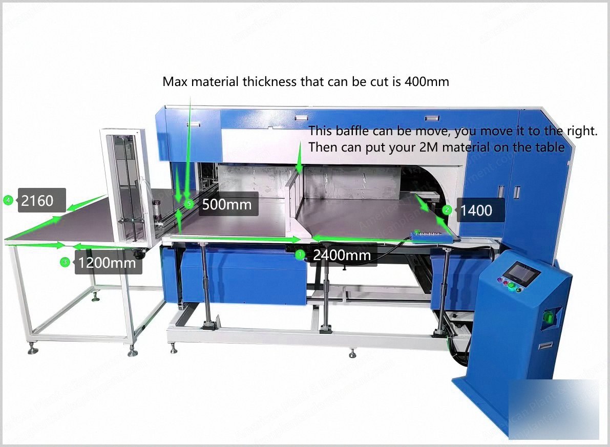 NovaStar, GS128, Automatic Vertical Cutting Machine, PLC Programmable Control, Touch Screen Interface