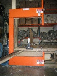Edge Sweets, CL-3, Late 1980s, Vertical Band Saw, 50" Throat, 137" Table Length, 230V
