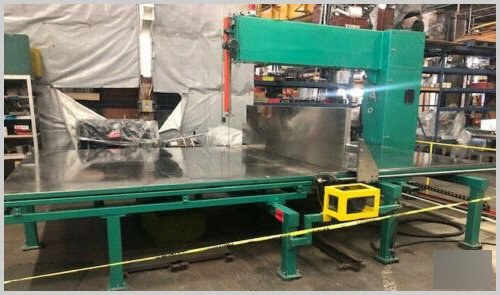 NovaStar, FN254, Automatic Vertical Foam Cutting Machine, 96x102 inch Wall Table, 104x102 inch Turn Table, Allen Bradley PLC