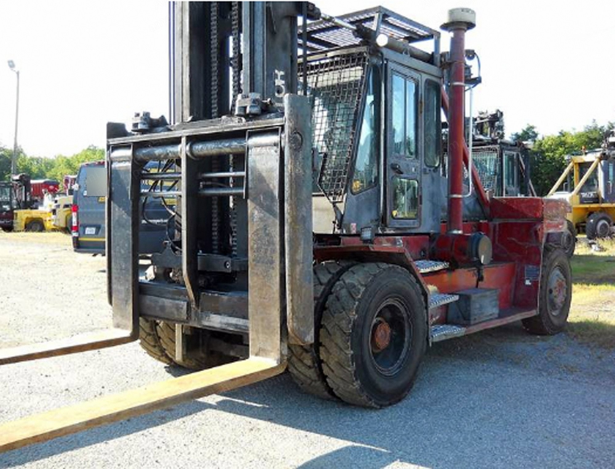 Taylor, TX350, 2008, 35,000 lb Capacity, Two Stage Mast, Diesel, 8 ft Forks