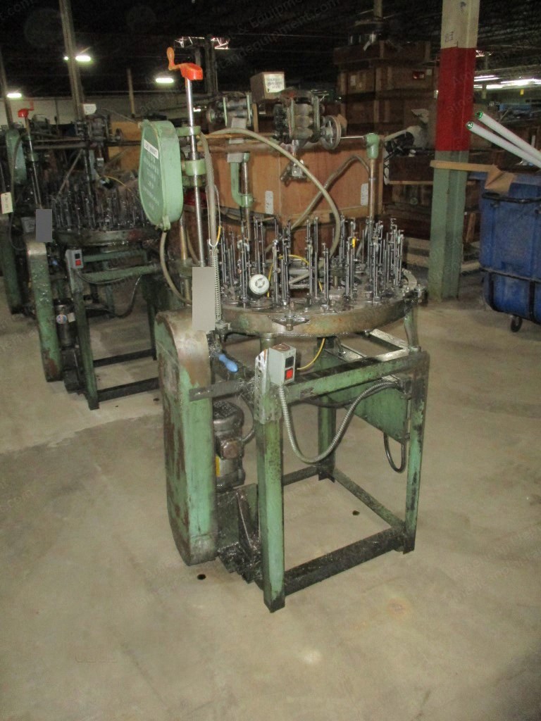 NEB, #2, 16-Carrier Braider, On Wire, with 31 Bobbins, Flattening Rollers