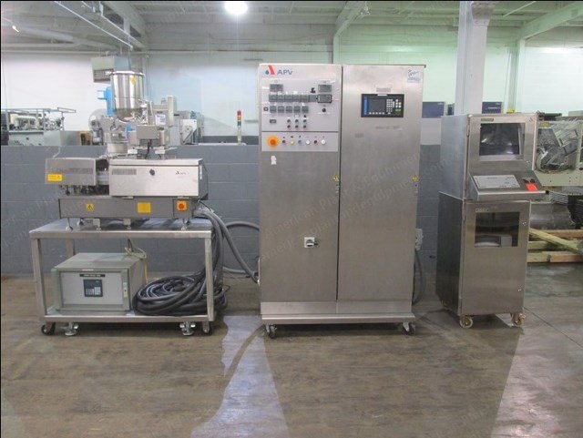 APV, MP19TC25, 1999, Twin Screw Extruder, 19mm, Corotating, 25:1 L/D, 2.2 kW