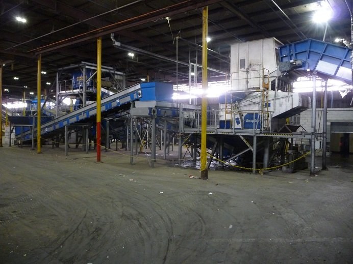 Stadler/Redwave, Plastic Sorting Line, 2015, 20000 lbs/hr, with Vecoplan Pre-Shredder and Dual Herbold Wash Lines