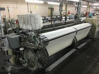 Picanol, Omni Plus 4-R-340, 2002, Airjet Weaving Loom, 3400mm Width, 4 Colors, Staubli 2861 Dobby