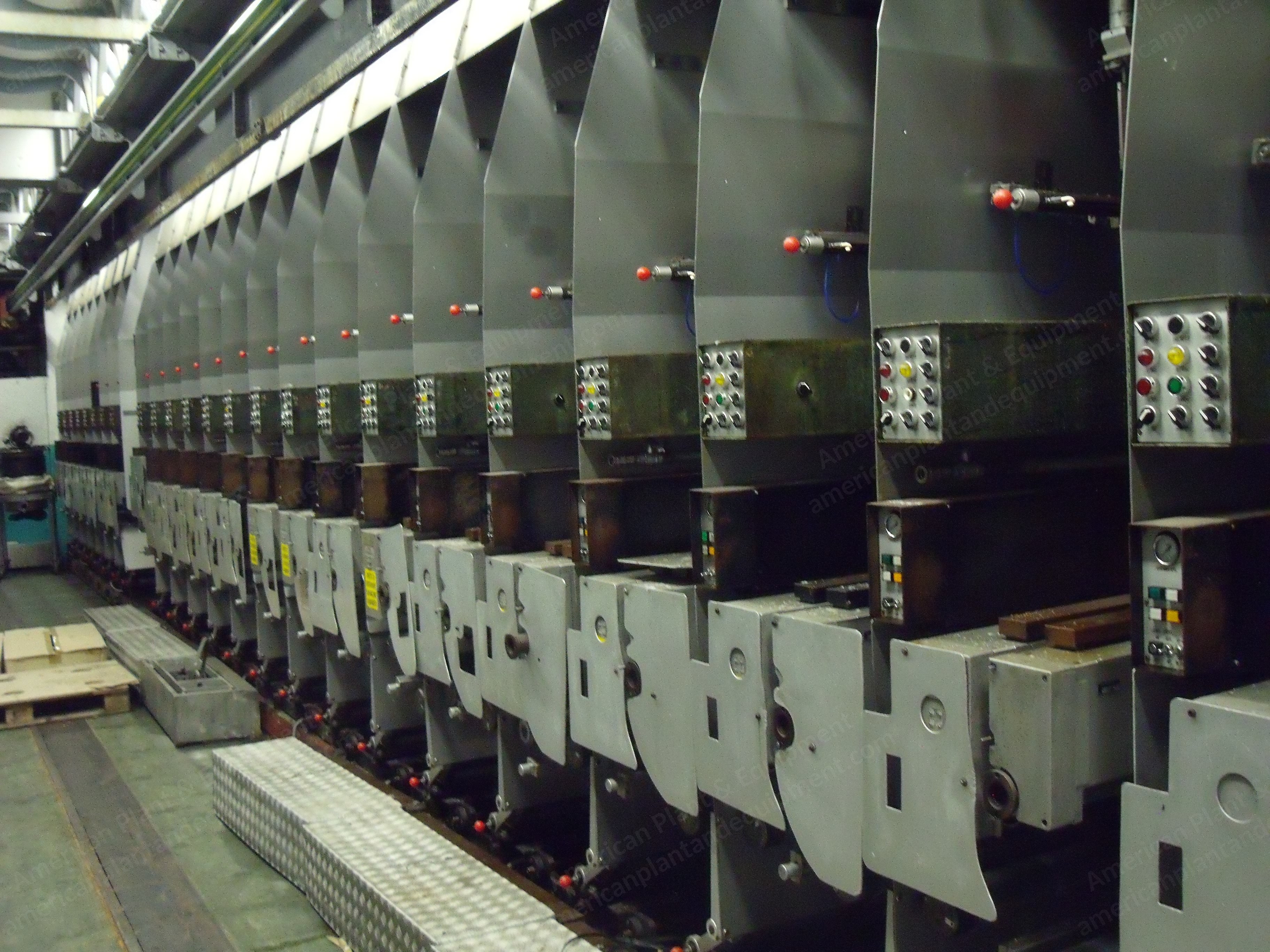 Murata, POY Polyester Spinning Plant, 1990, 13 Spinning Lines, Barmag/Leonard Extruders, 12 Silos