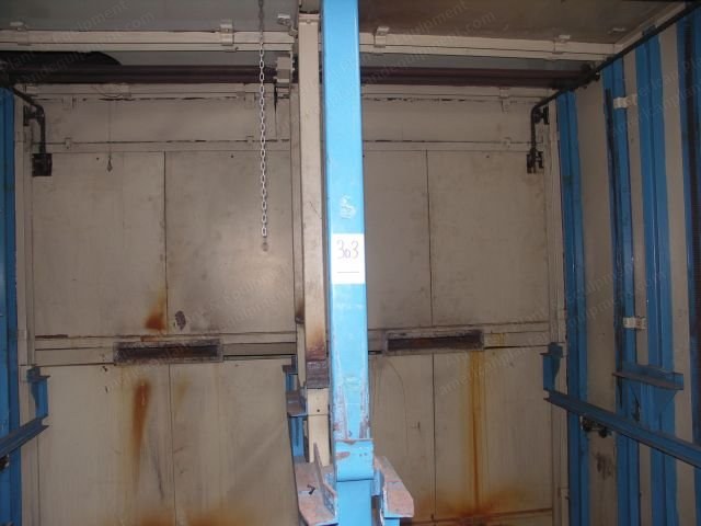 Galvanin, ERCP, 1997, Steam Cone Dryer, 8 Carts Capacity, 100C Max Temp