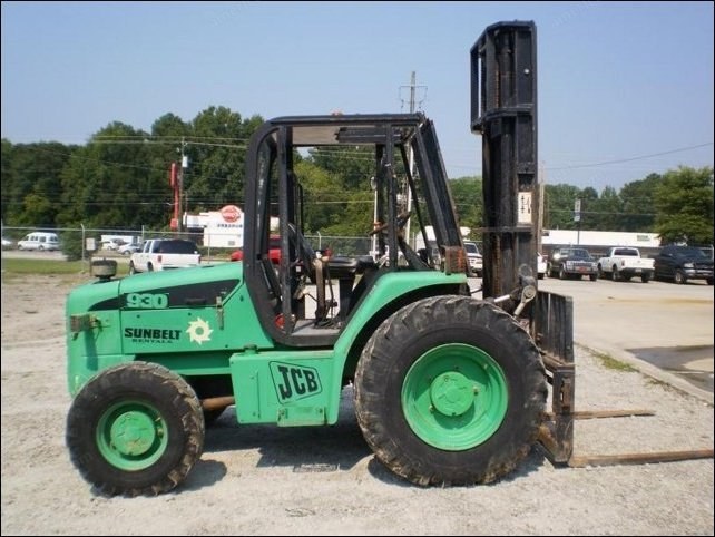 JCB, 930, 2001, Rough Terrain Forklift, 6000 lbs Capacity, 4WD, 22 ft Lift Height