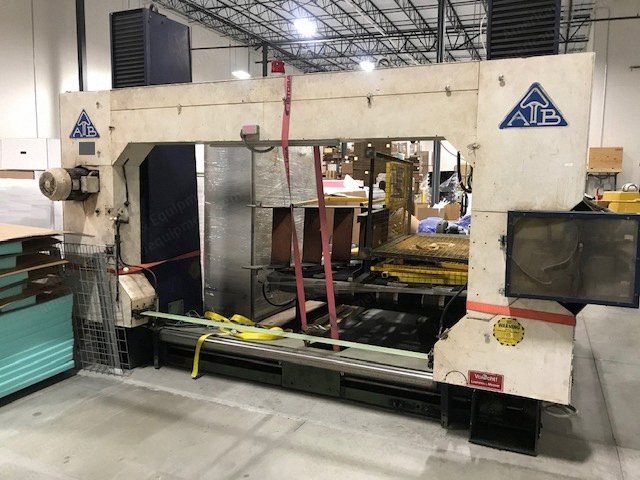 Baumer, BST040, 1975, Horizontal Foam Cutting Machine, 4200mm Working Width