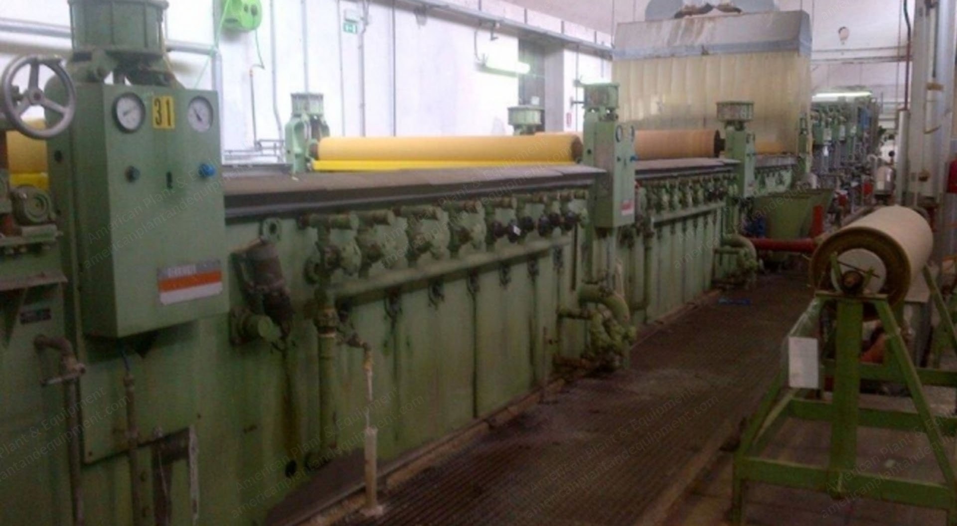 Benninger Mercerising Machine, 1980, 1800mm Working Width, 5 Compartments, 30-35 m/min