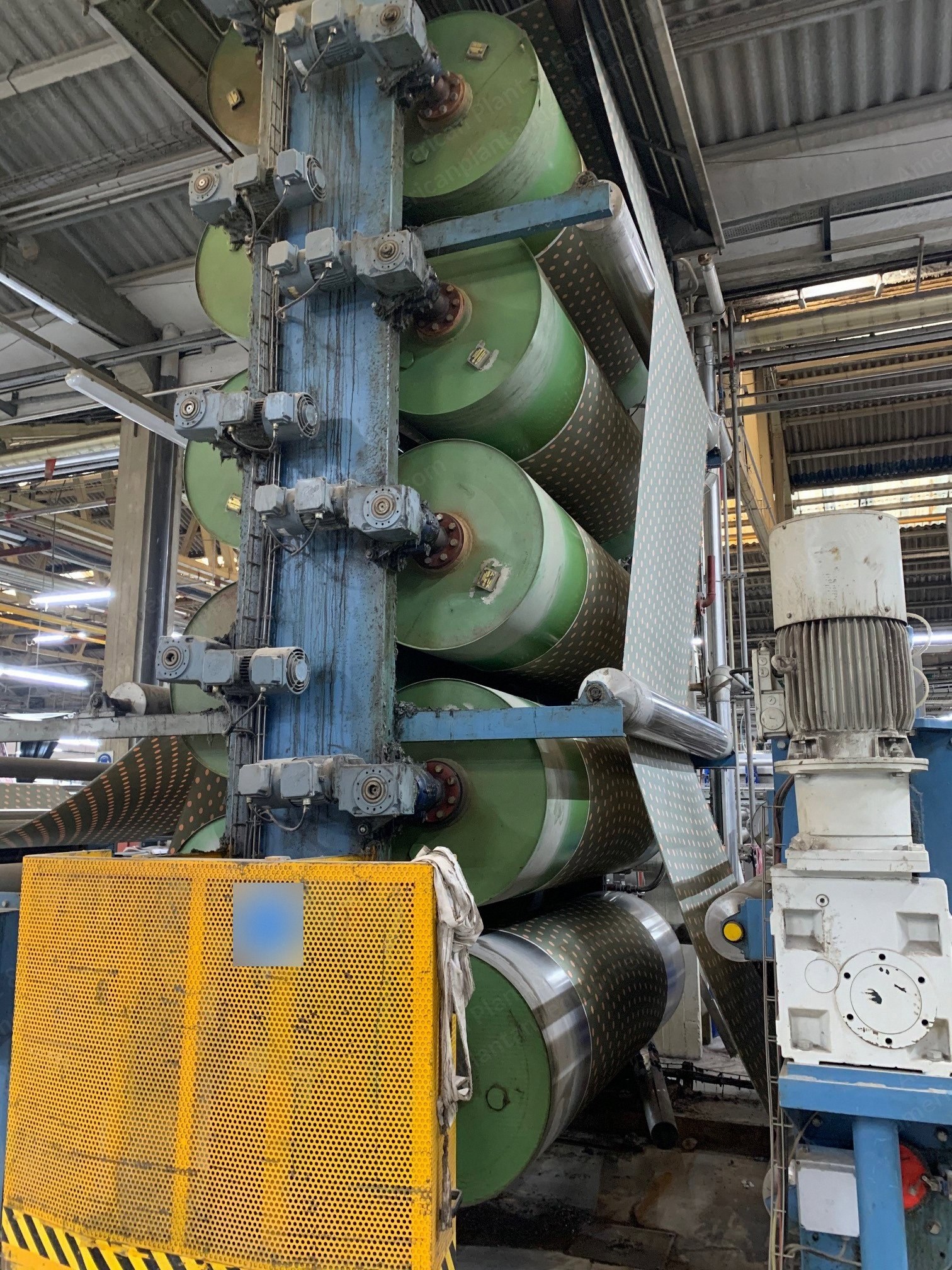 Tepa Impregnation and Drying Line, 2004, 2400mm Roller Width, 10 Drums