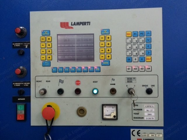 Lamperti, 2x2 Tandem Napper/Raising Machine, 3260mm Width