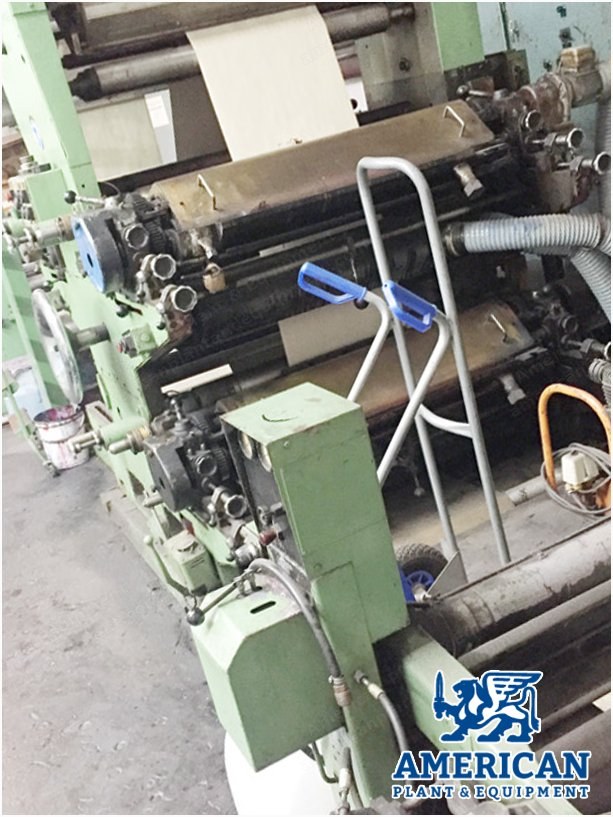 Holweg, IS 100, 1970, Flexographic Printing Machine, 1000mm Max Printing Width, 1100mm Material Width