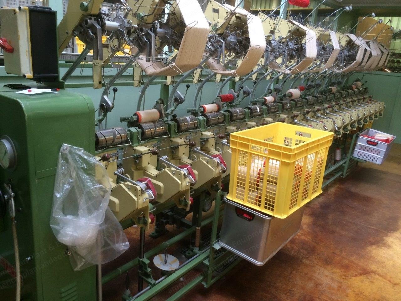 Mettler, SM-F-211, 1977, Hank to Cone Winder, 18 Heads, 6 Inch Output