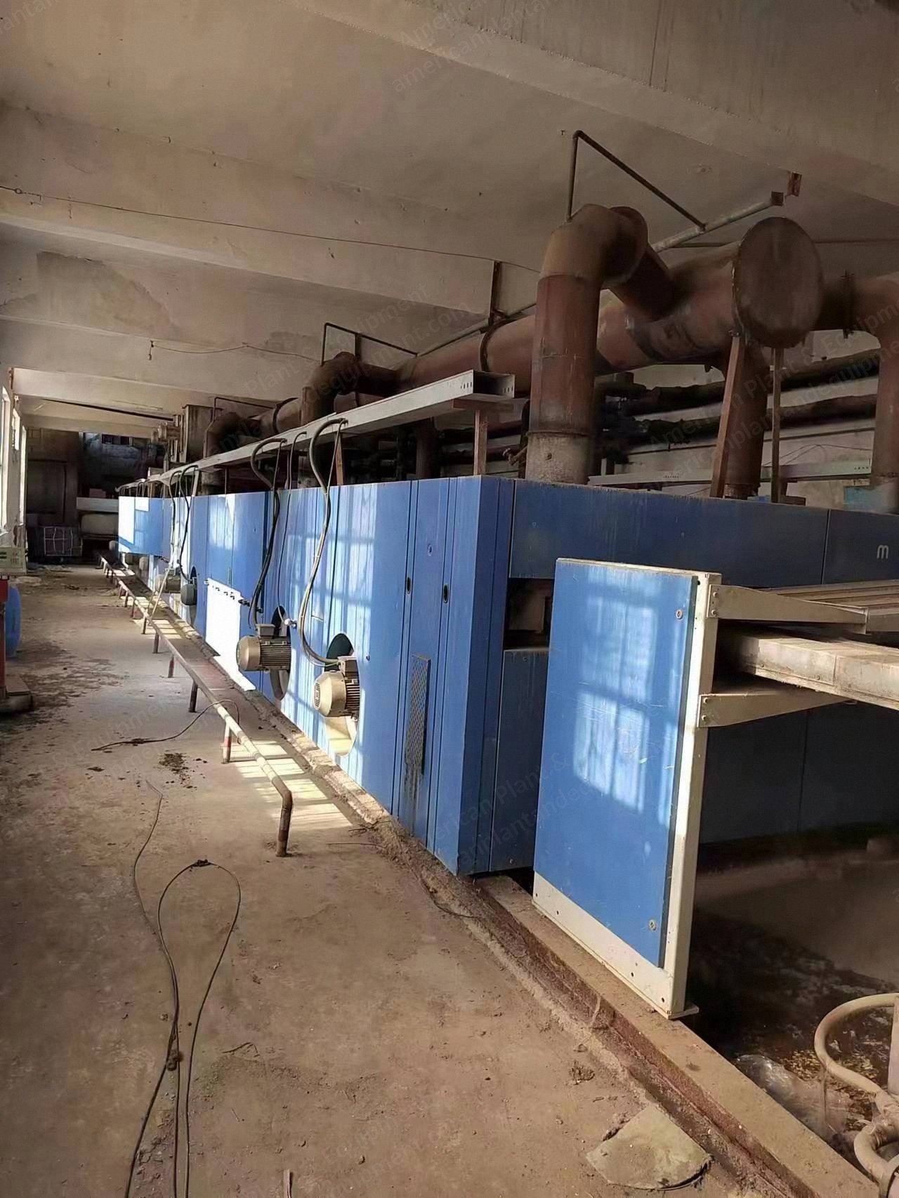 Monfongs, 2013, 2200mm Width, 8 Chambers, Oil Heated, Centering Padder, Horizontal Chain