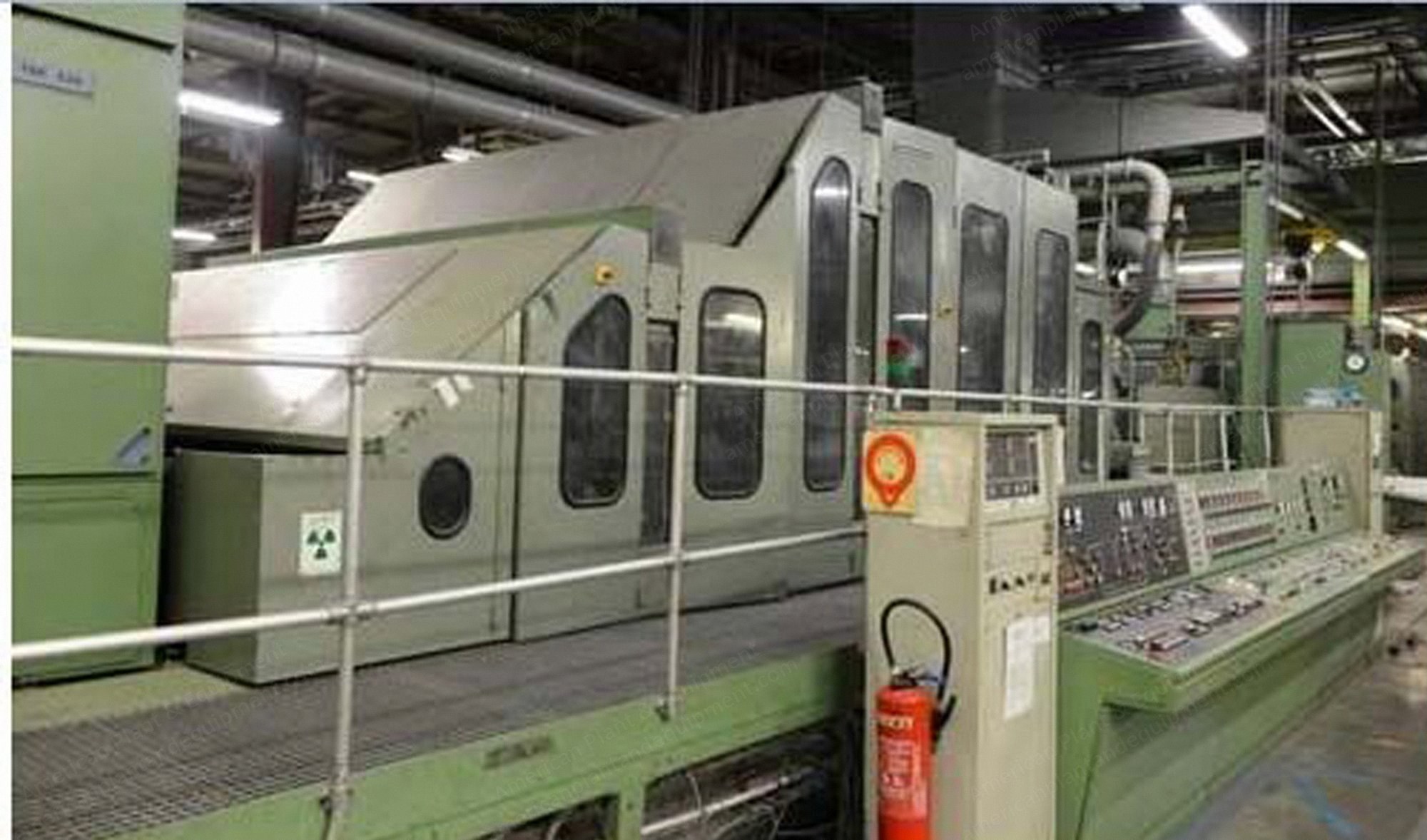 Trutzschler, Spinnbau, Ramisch Kleinewefers, Edelmann Nonwoven Thermobonding Line, 2500mm, 1993-1994