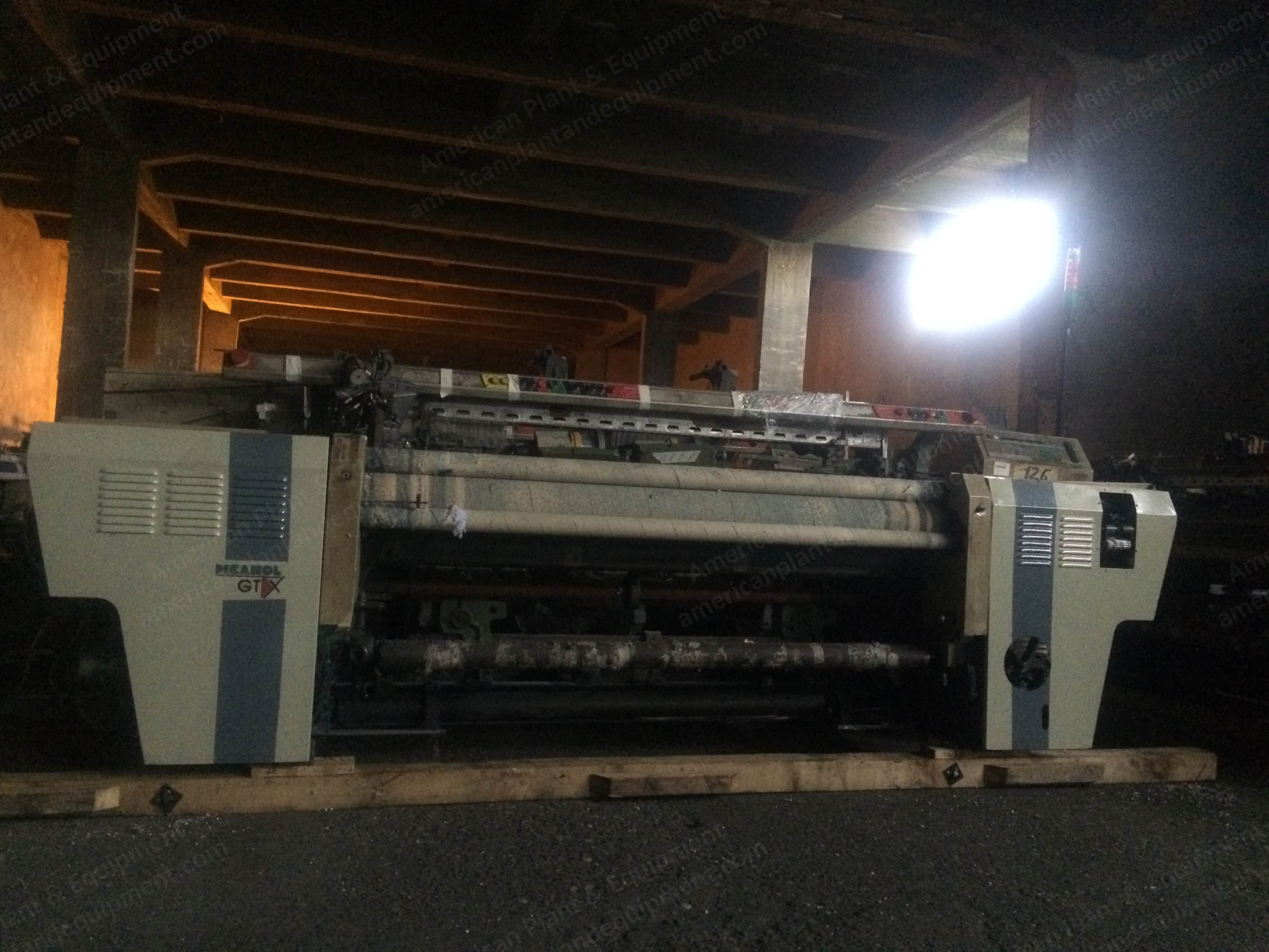 Picanol, GTX-6R-190, 1995, Rapier Loom, 1900mm Width, Staubli 2660 Dobby, 2 Colors