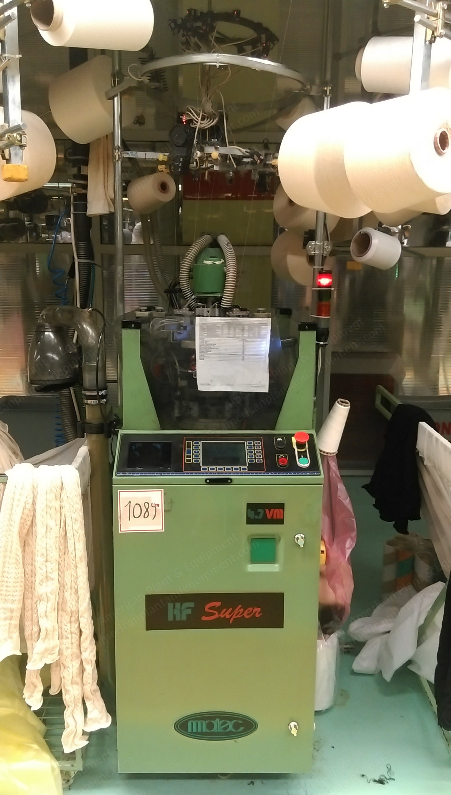 Matec, HF 4.7 VM, 2008, 4" Cylinder, 400 Needles, 32 Gauge