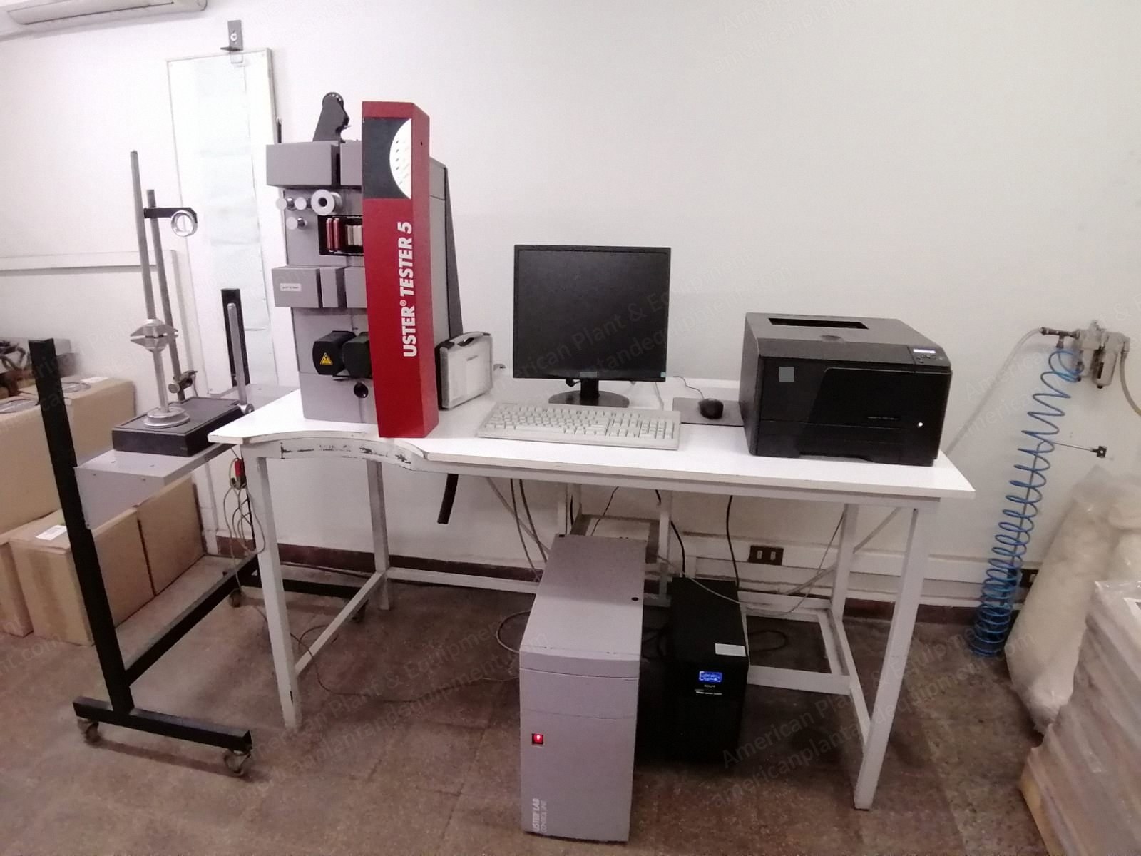 Uster, Tester 5 Model OH-MS120-KB, 2015, Semi-Automatic Evenness Tester, MS120 Capacitive Sensor, Optical Hairiness Sensor
