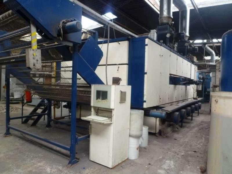 Heliot, 1996, Fabric Dryer, 2500mm Width, Gas Heated, 3 Compartments, Double Passages
