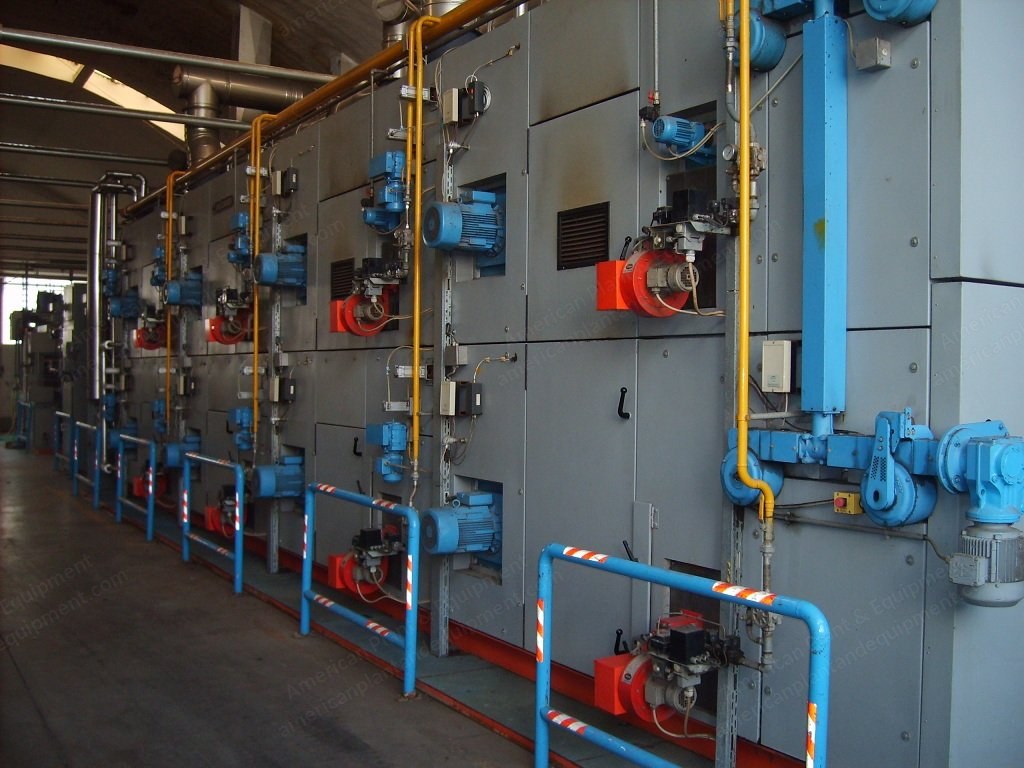 Bruckner, Tenter Machine, 1998, 2000mm Working Width, 8 Chambers, 16 Burners, Natural Gas