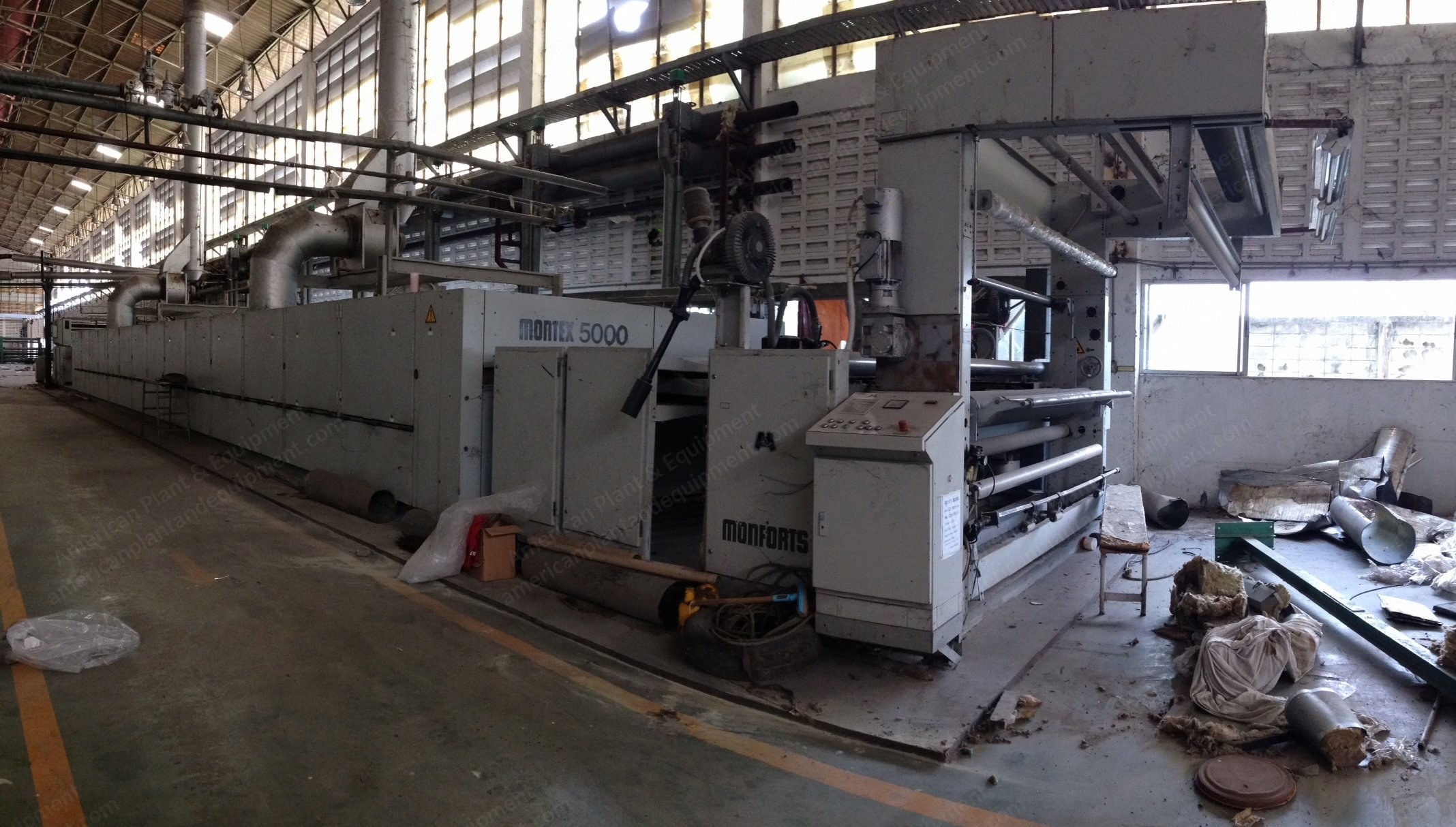 Monforts, 7F 5000, 2003, 2400mm Width, 7 Chambers, Oil Heating