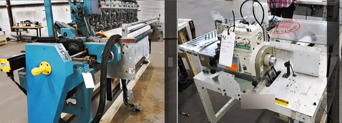 Mattress Manufacturing Machinery Inventory, Greenville, Sewing Machines, Panel Cutters, Quilters